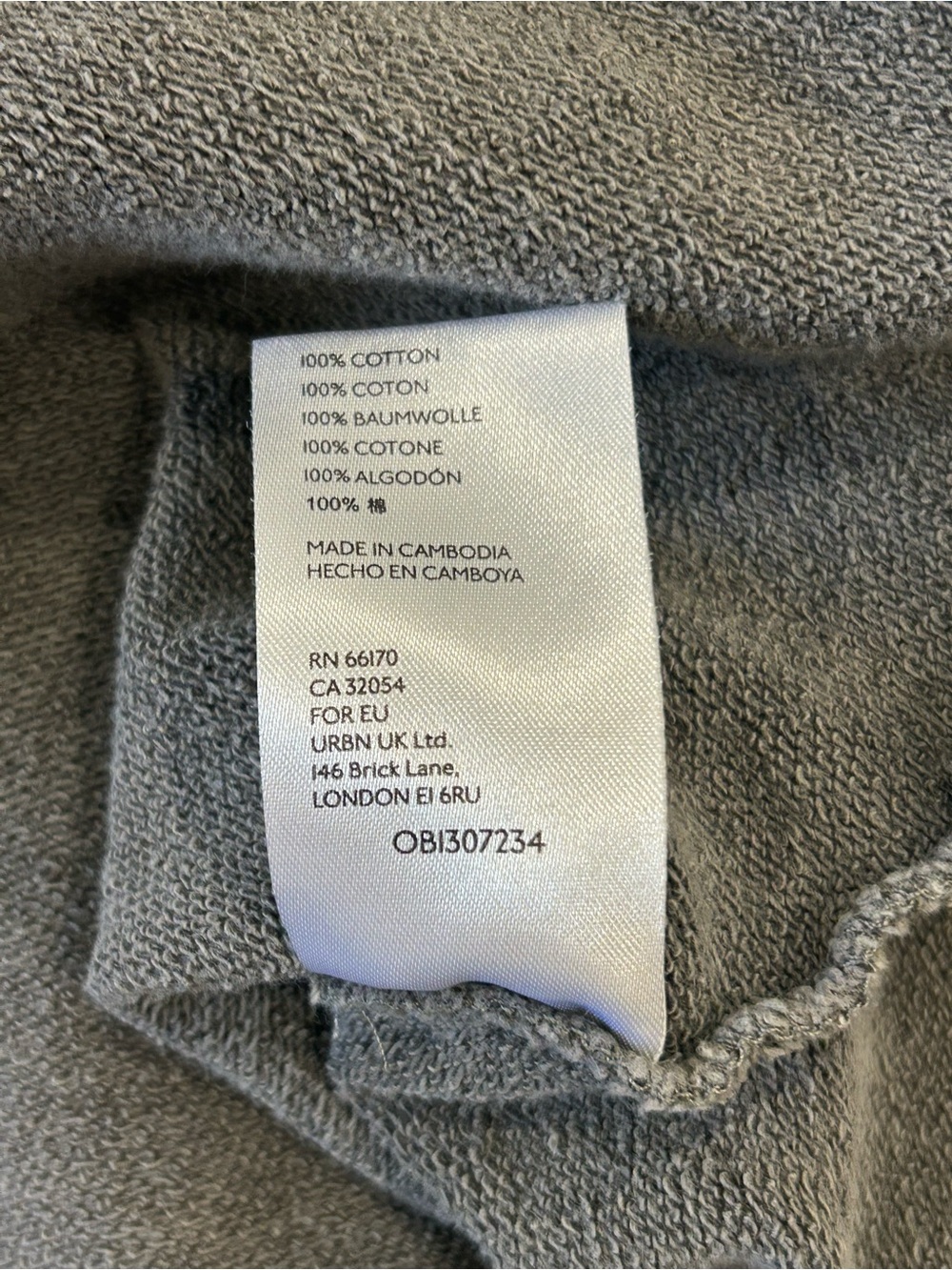 Pilcro Anthropologie Washed Gray Raw-Edge V-Neck Pullover - Picture 7 of 10